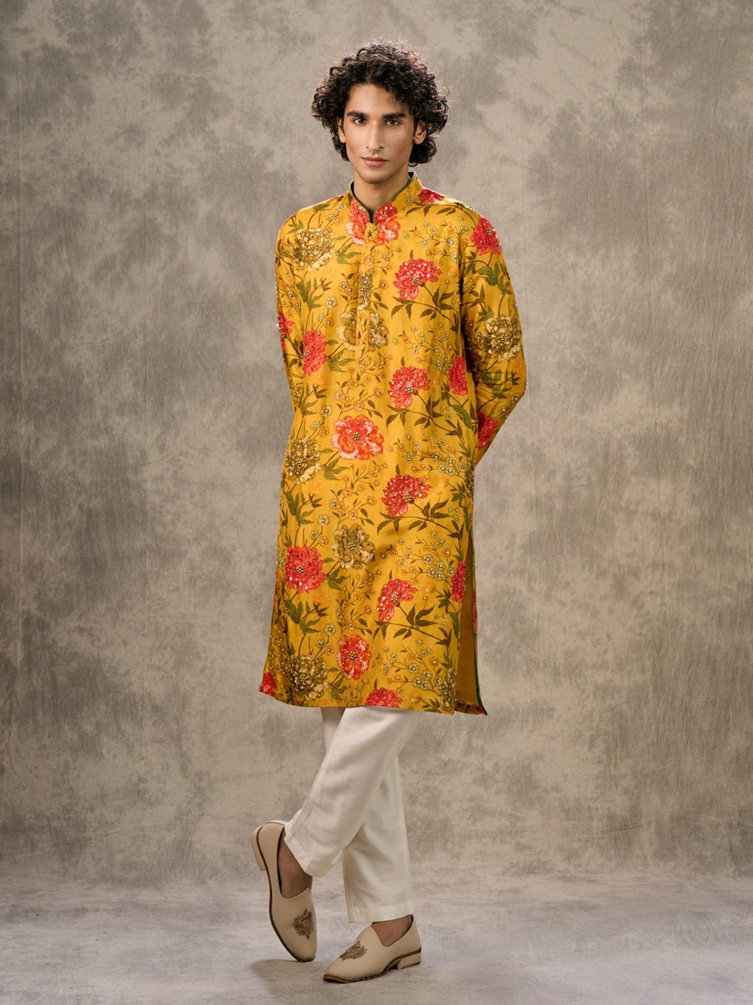 Sunshine Elegance Kurta with Trouser and Jacket
