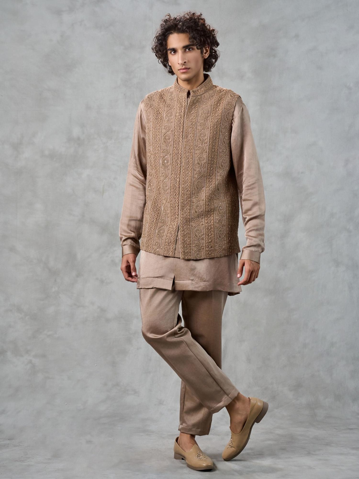Twirl In Tradition Kurta with Trouser and Jacket