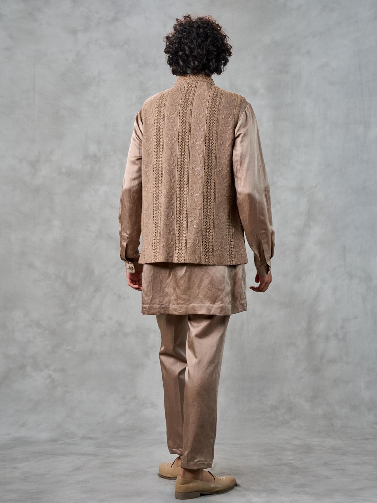 Twirl In Tradition Kurta with Trouser and Jacket