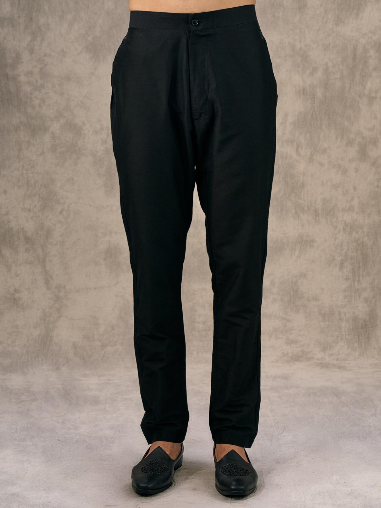 Elegant Dark Grey Kurta with Pant