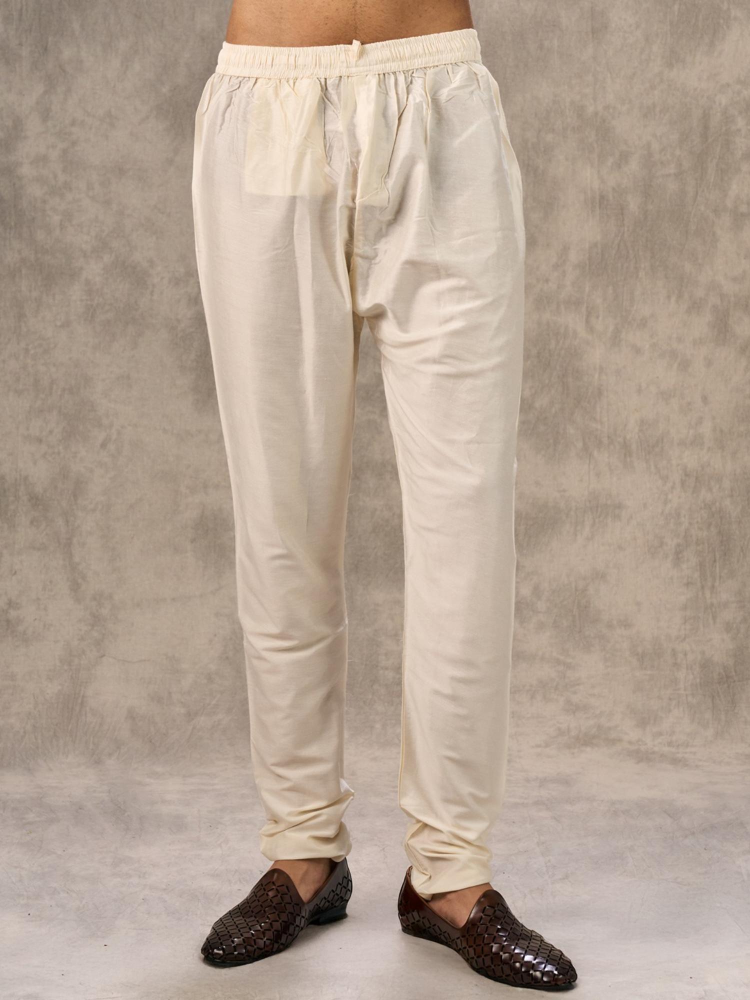 Fawn Georgette Kurta with Churidar
