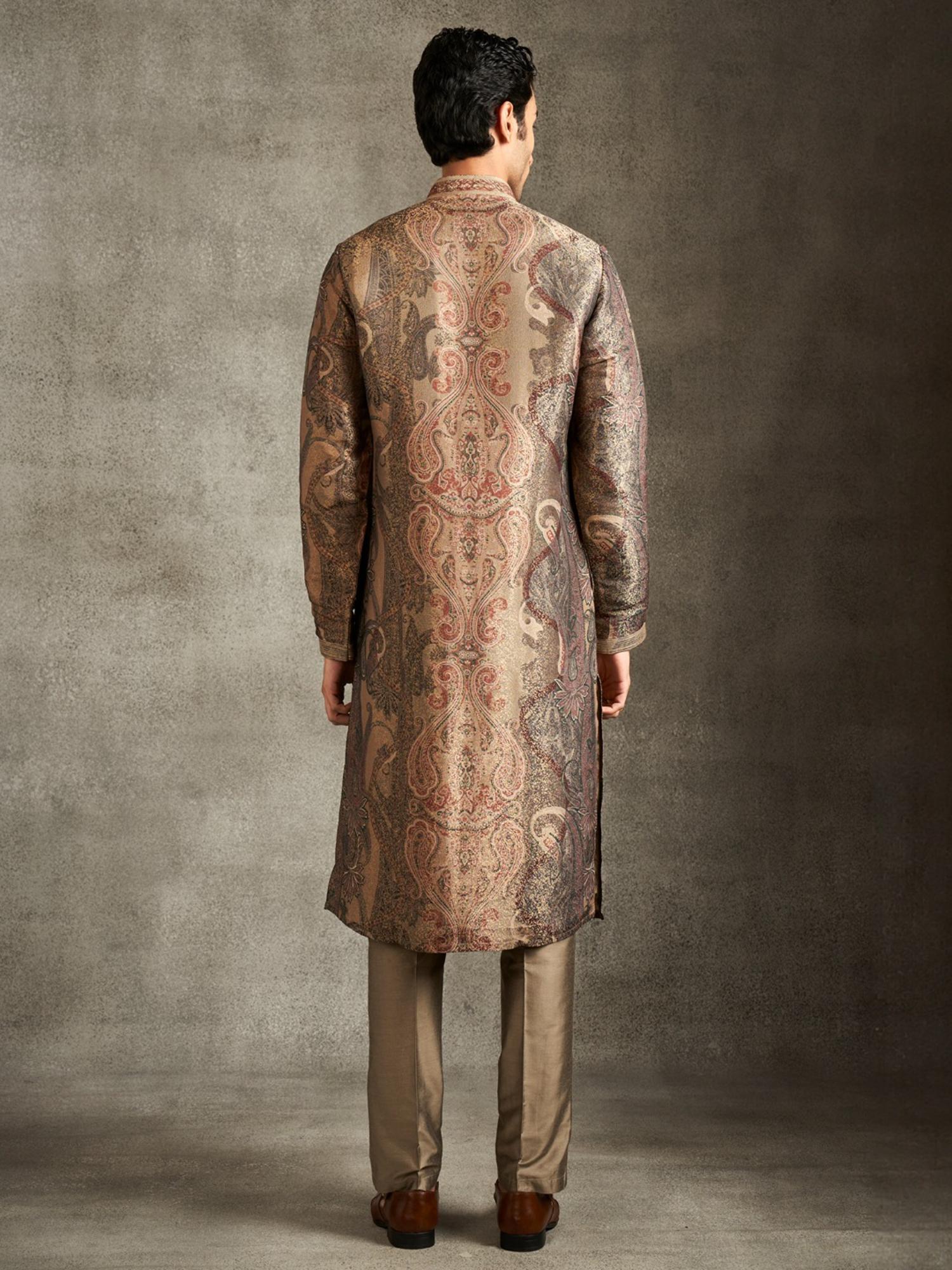 Brown Elegance Kurta with Pant
