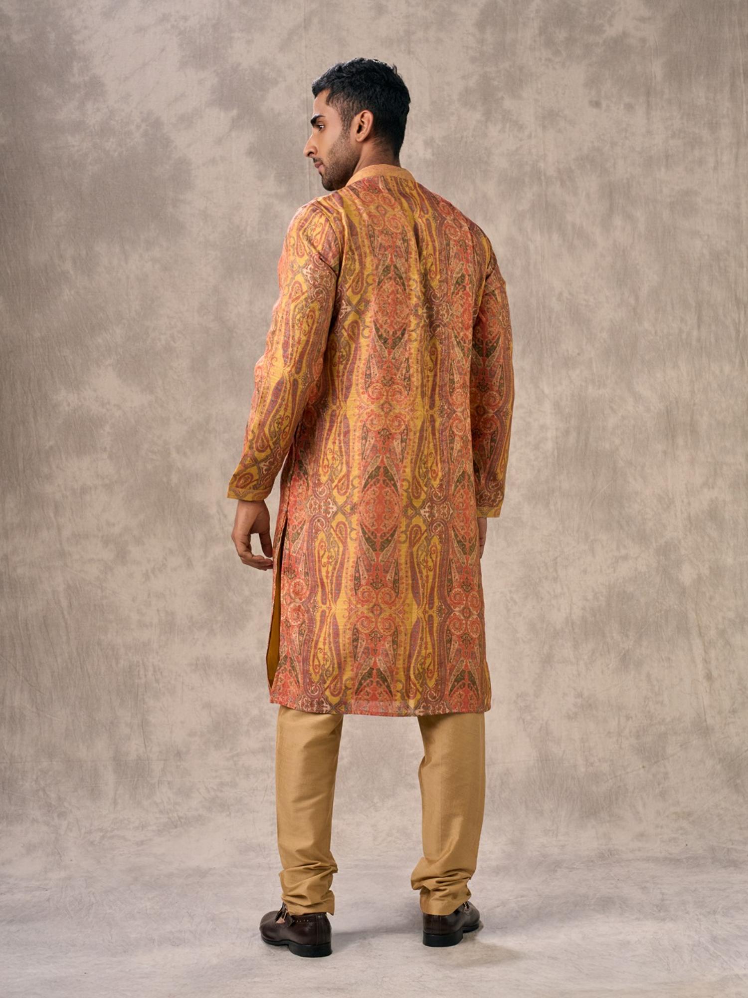 Radiant Mustard Kurta with Churidar