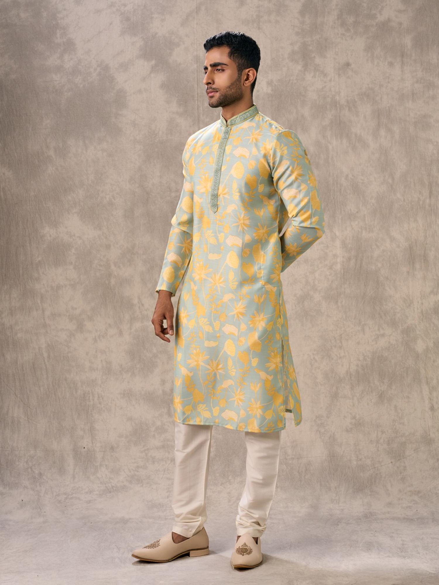 Emerald Gleam Kurta with Churidar