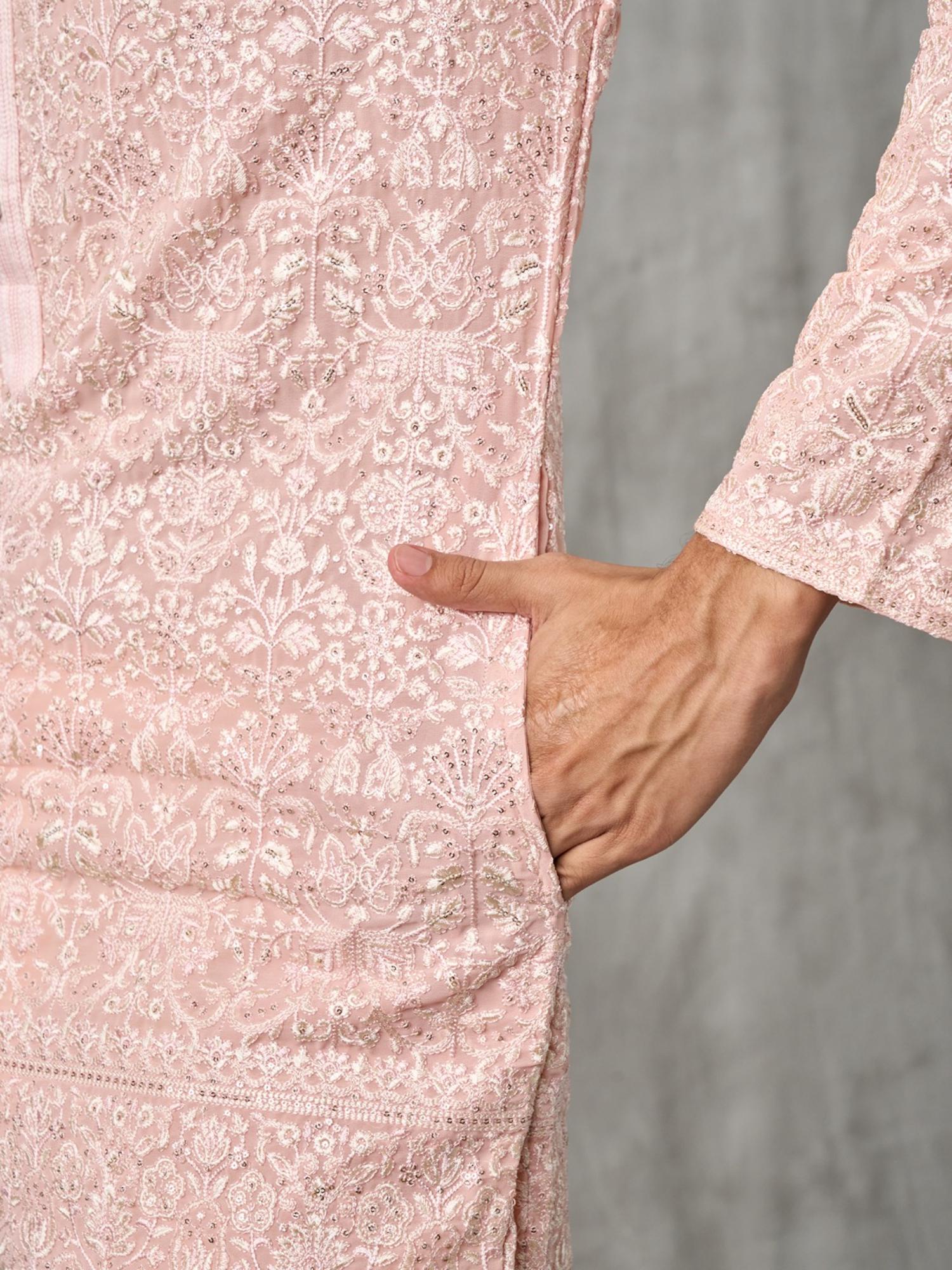 Peach Delight Kurta with Pant
