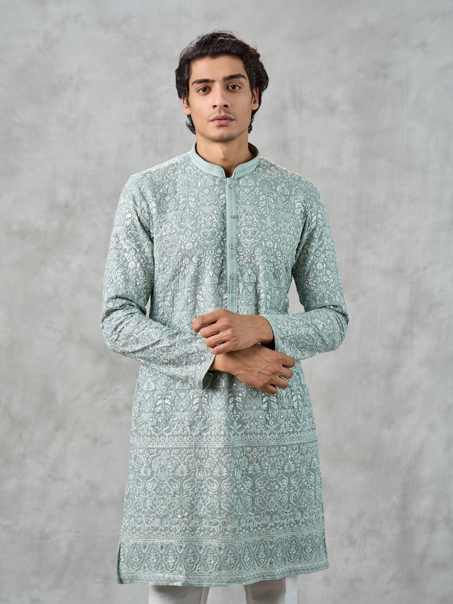 Midnight Sky Blue Kurta with Pant