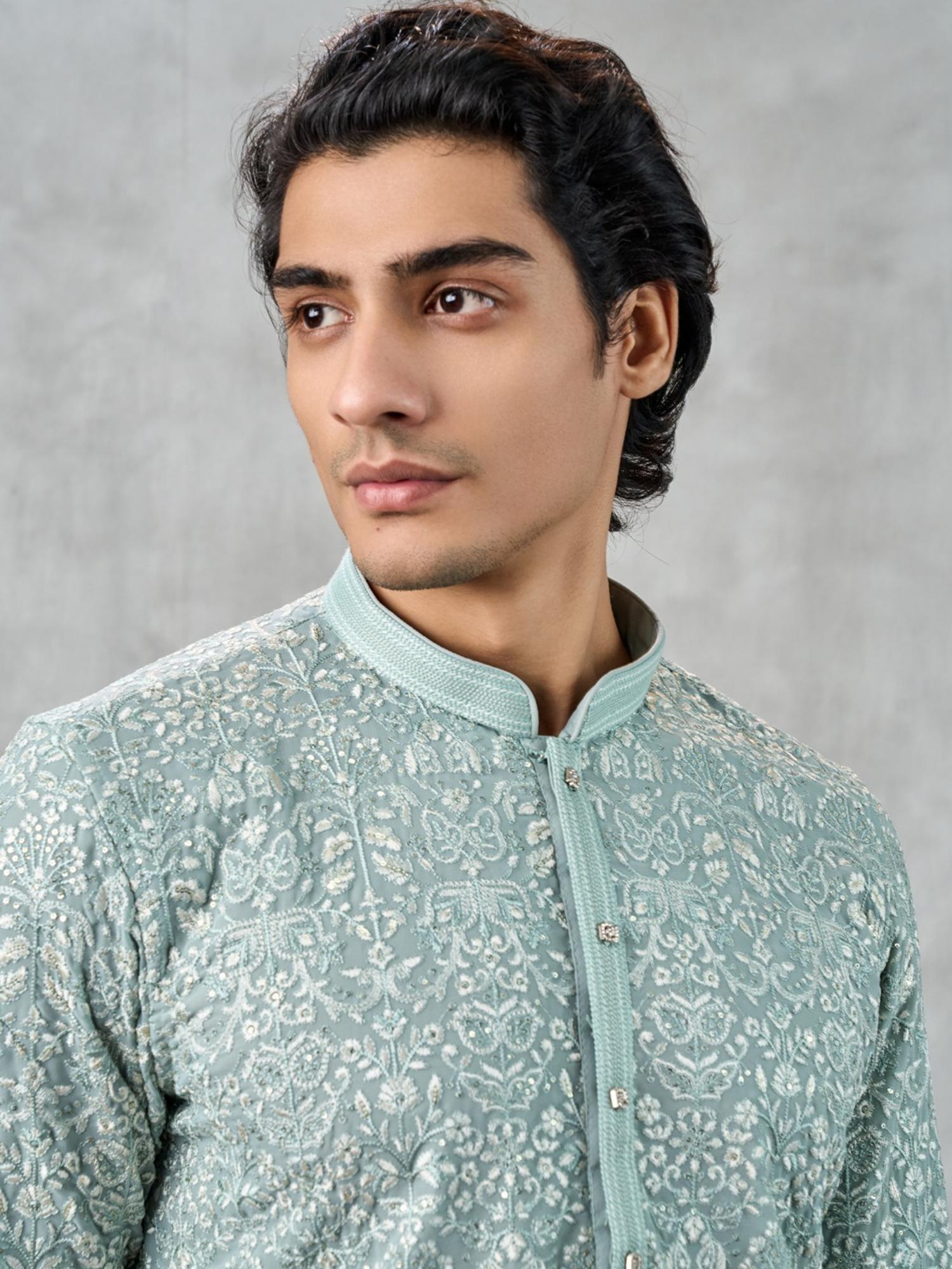 Midnight Sky Blue Kurta with Pant
