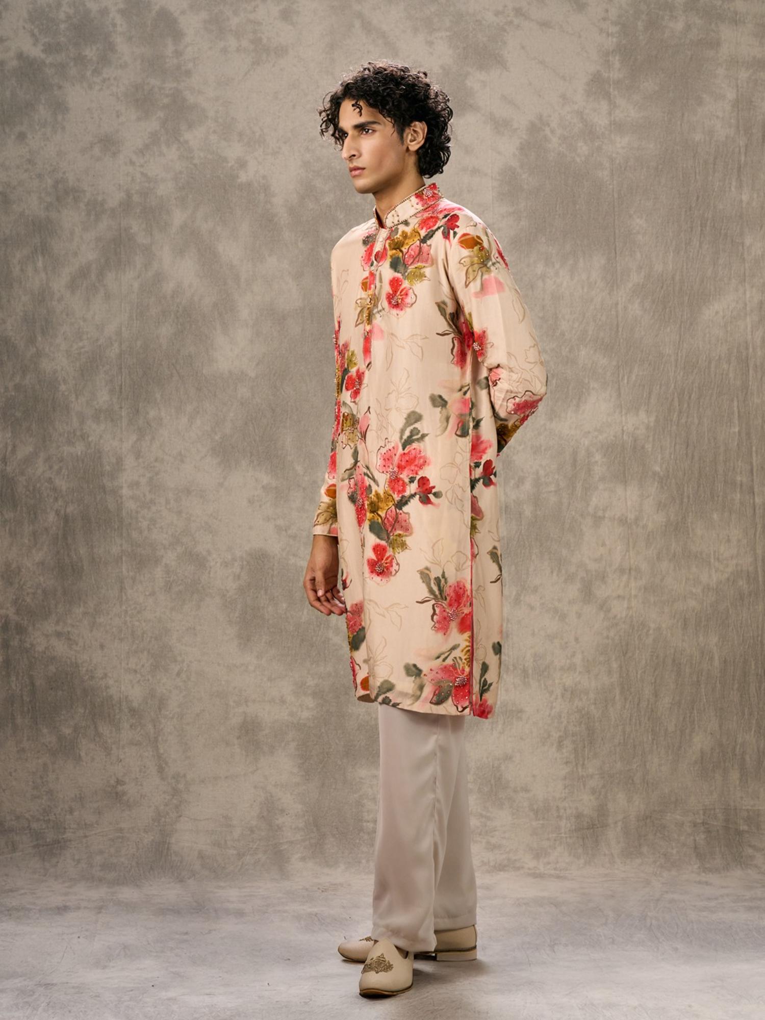 Radiant Beige Kurta with Pant