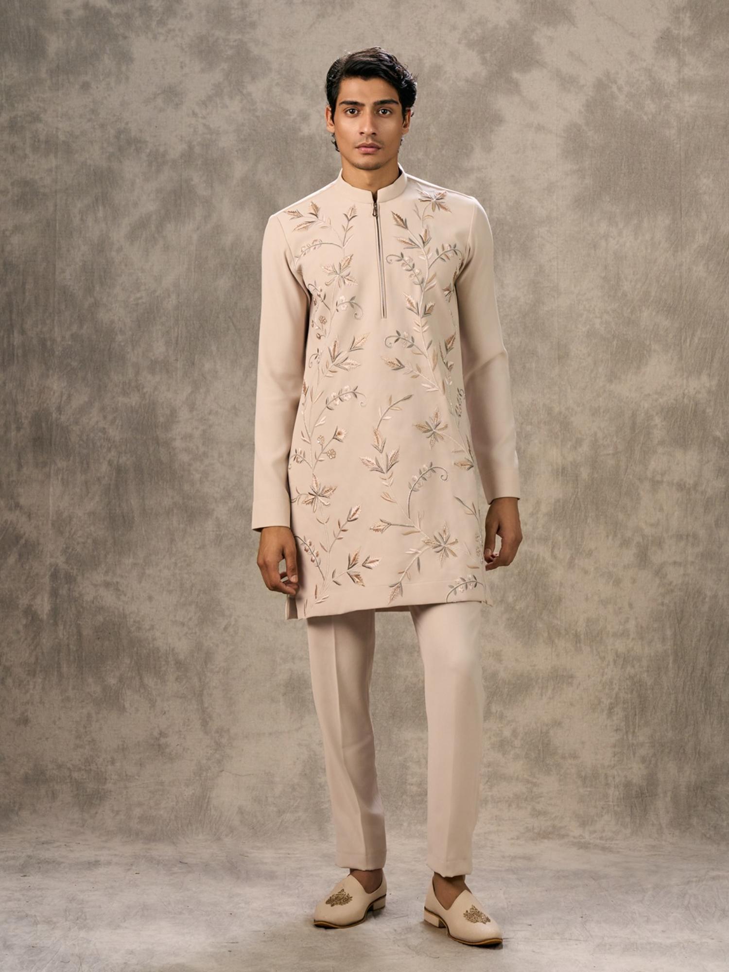 Beige Elegance Kurta with Pant