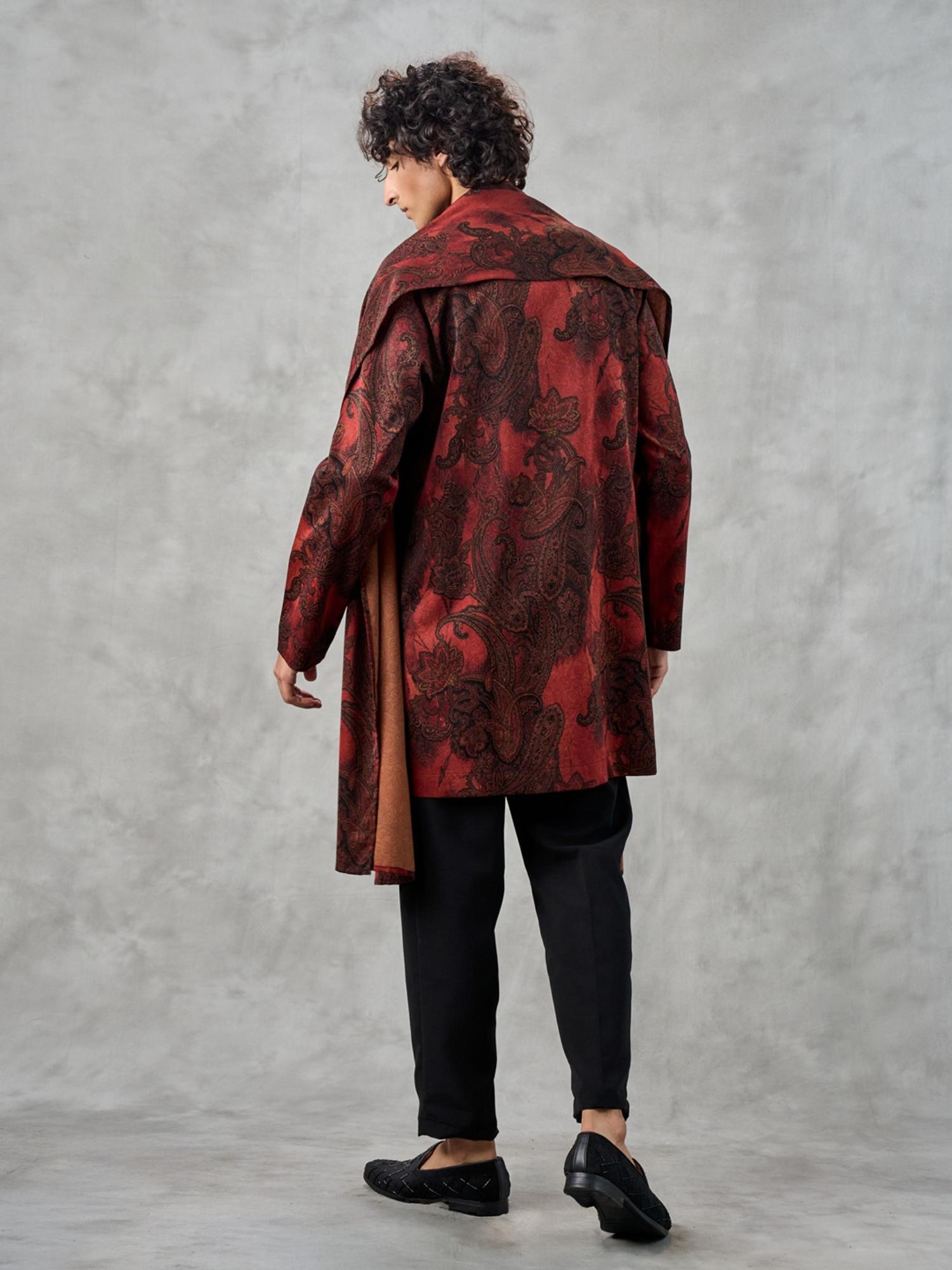 Radiant Rust Kurta with Pant with Dupatta