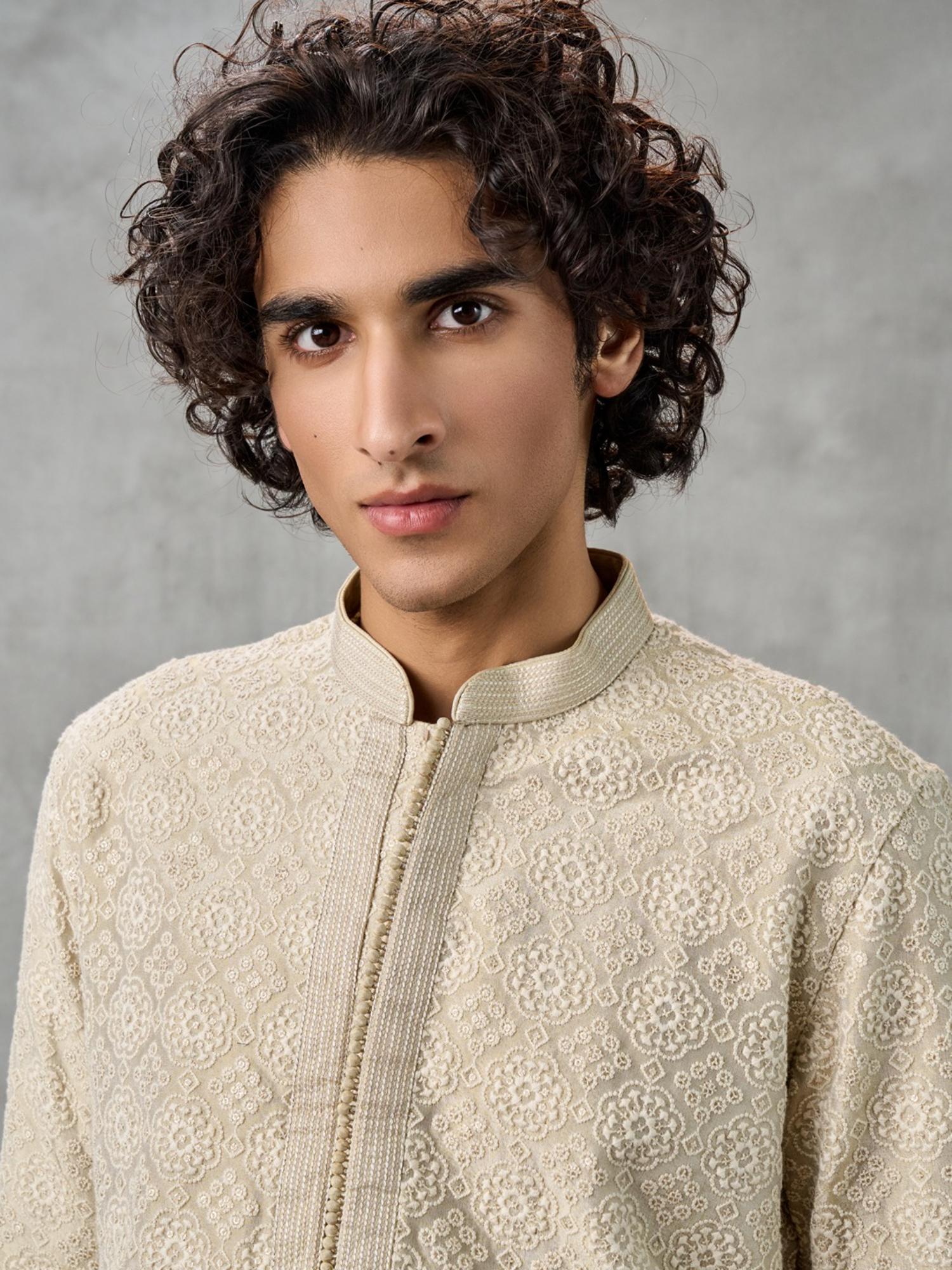 Regal Beige Kurta with Pyjama
