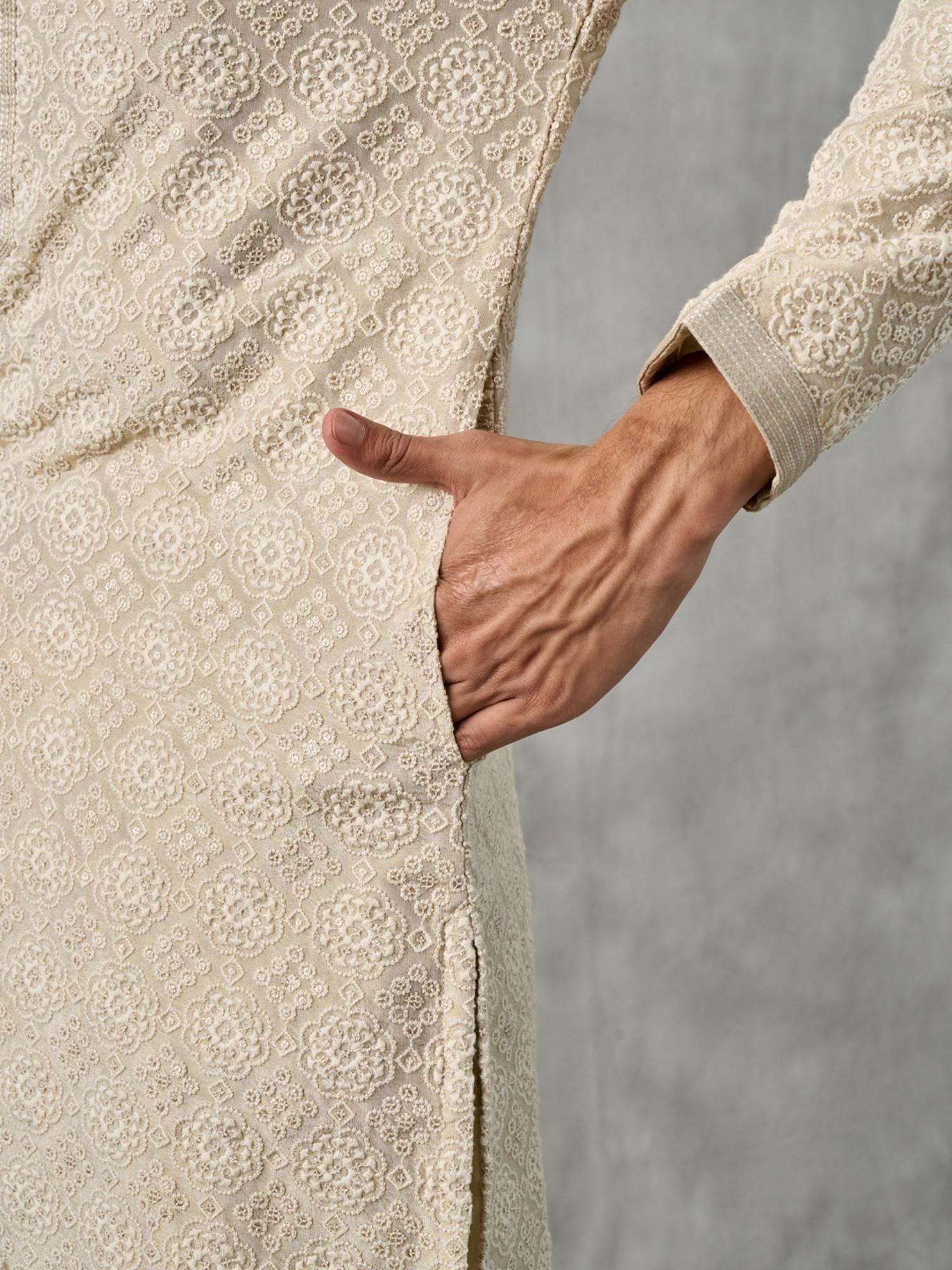Regal Beige Kurta with Pyjama