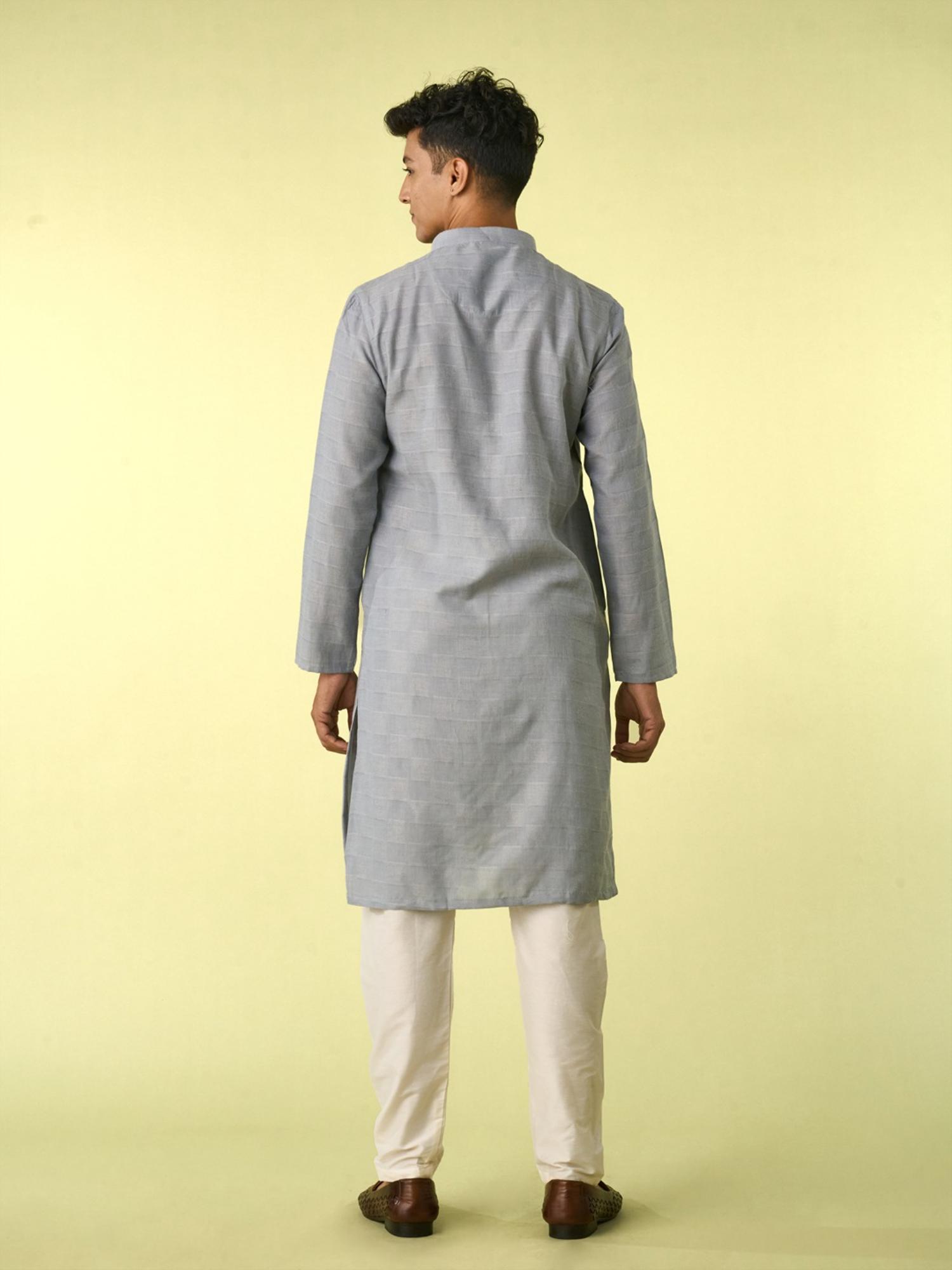 Light Grey Elegance Kurta