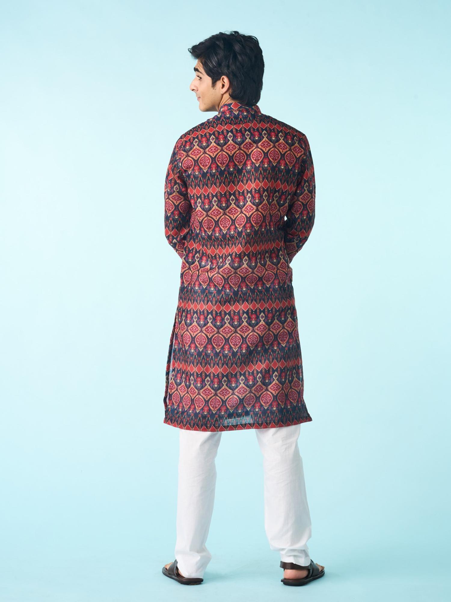 Multi-Color Printed Enthralling Kurta