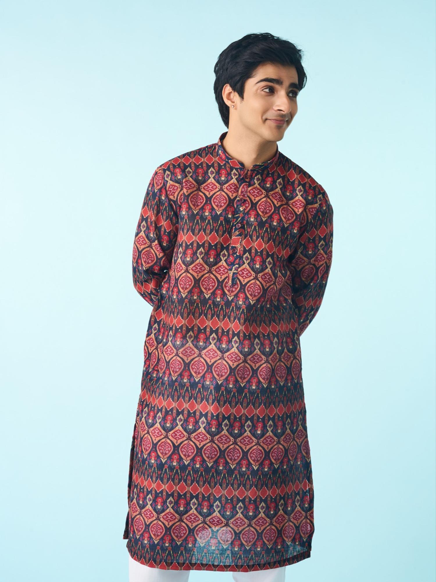 Multi-Color Printed Enthralling Kurta