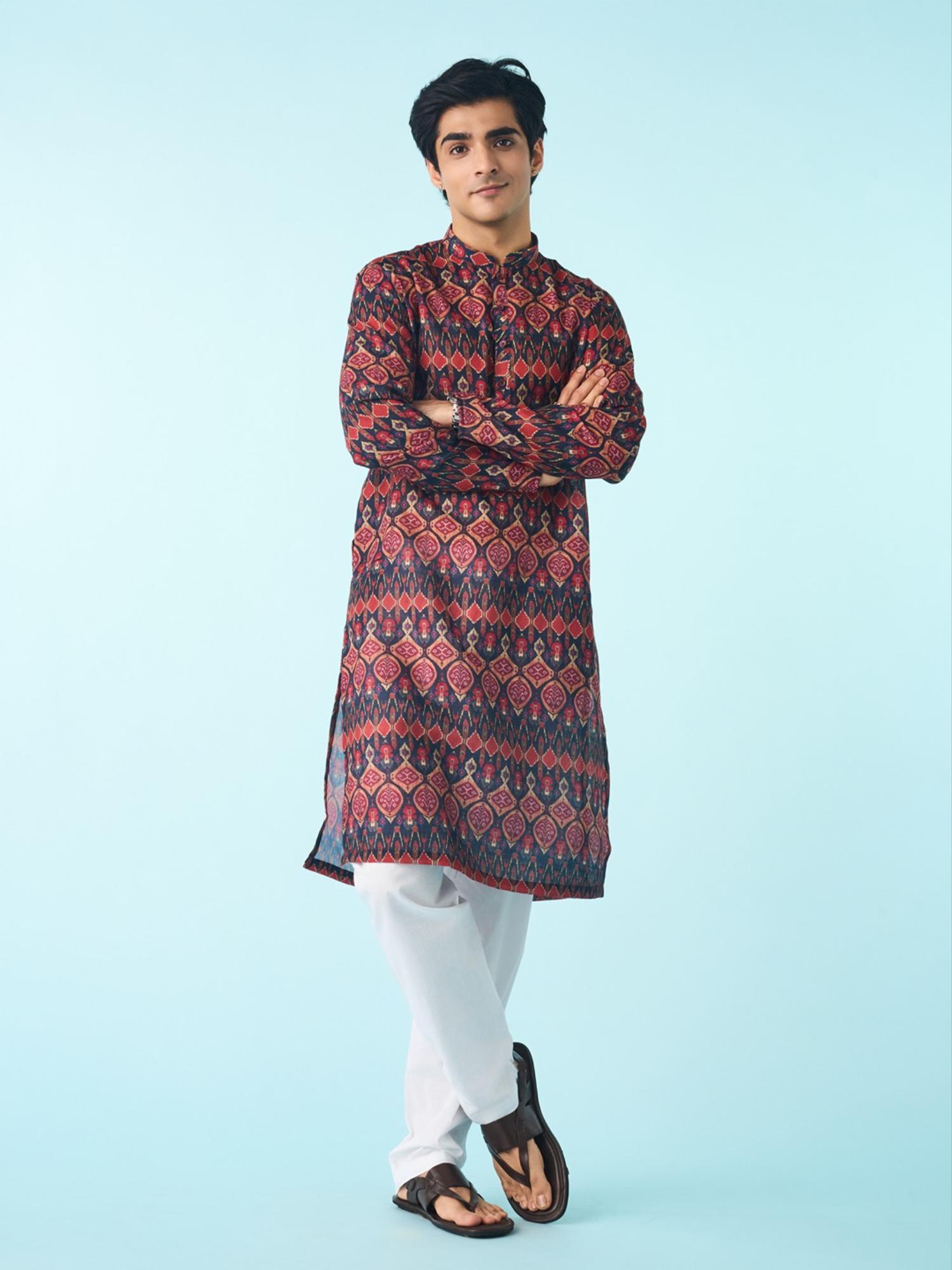 Multi-Color Printed Enthralling Kurta