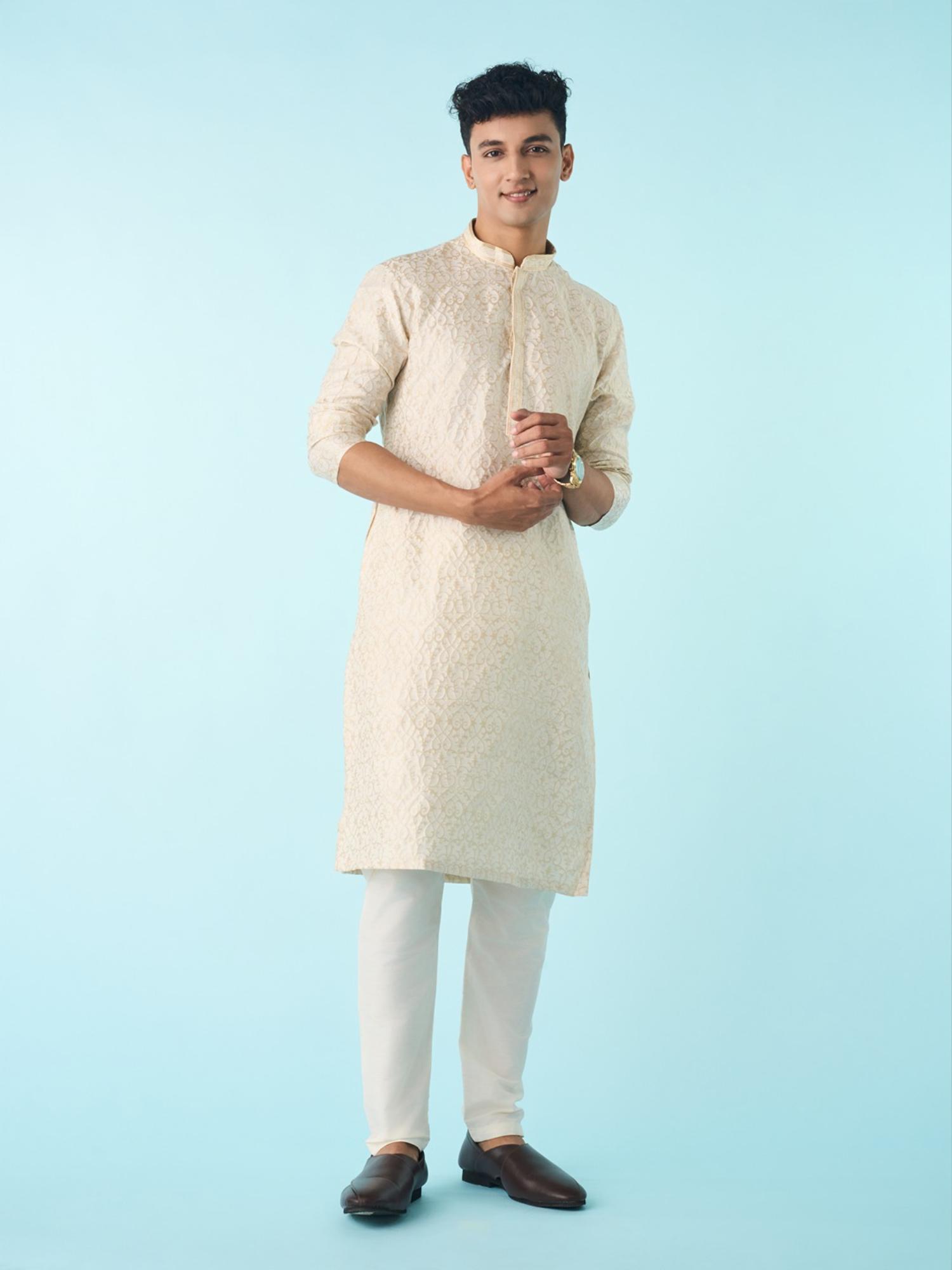 Cream Enchantment Kurta