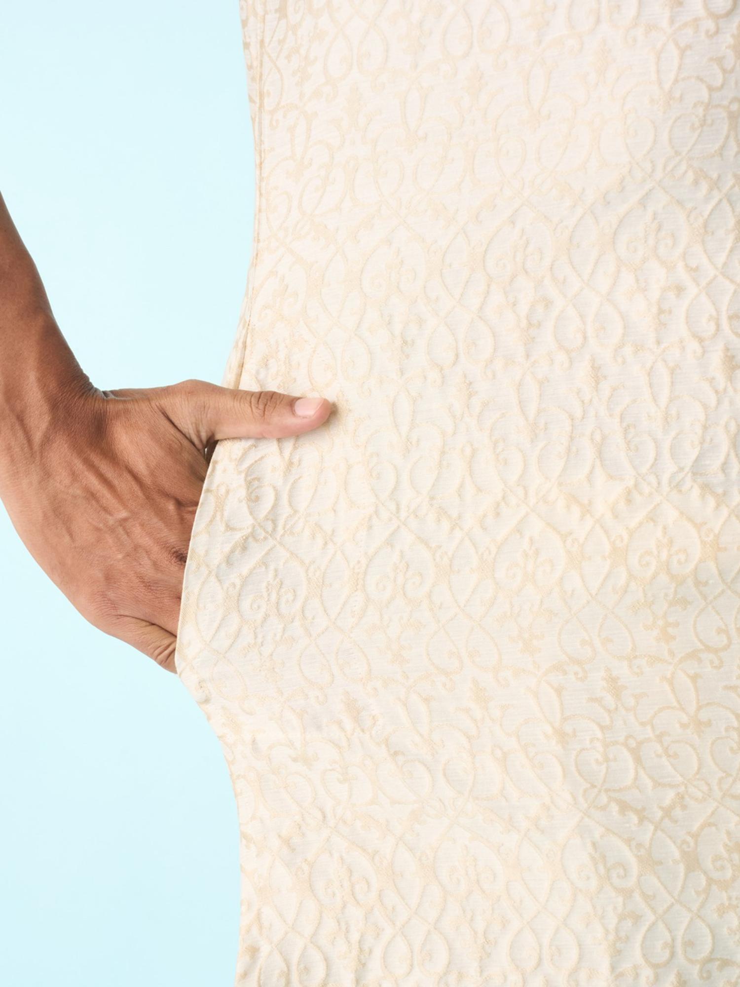 Cream Enchantment Kurta