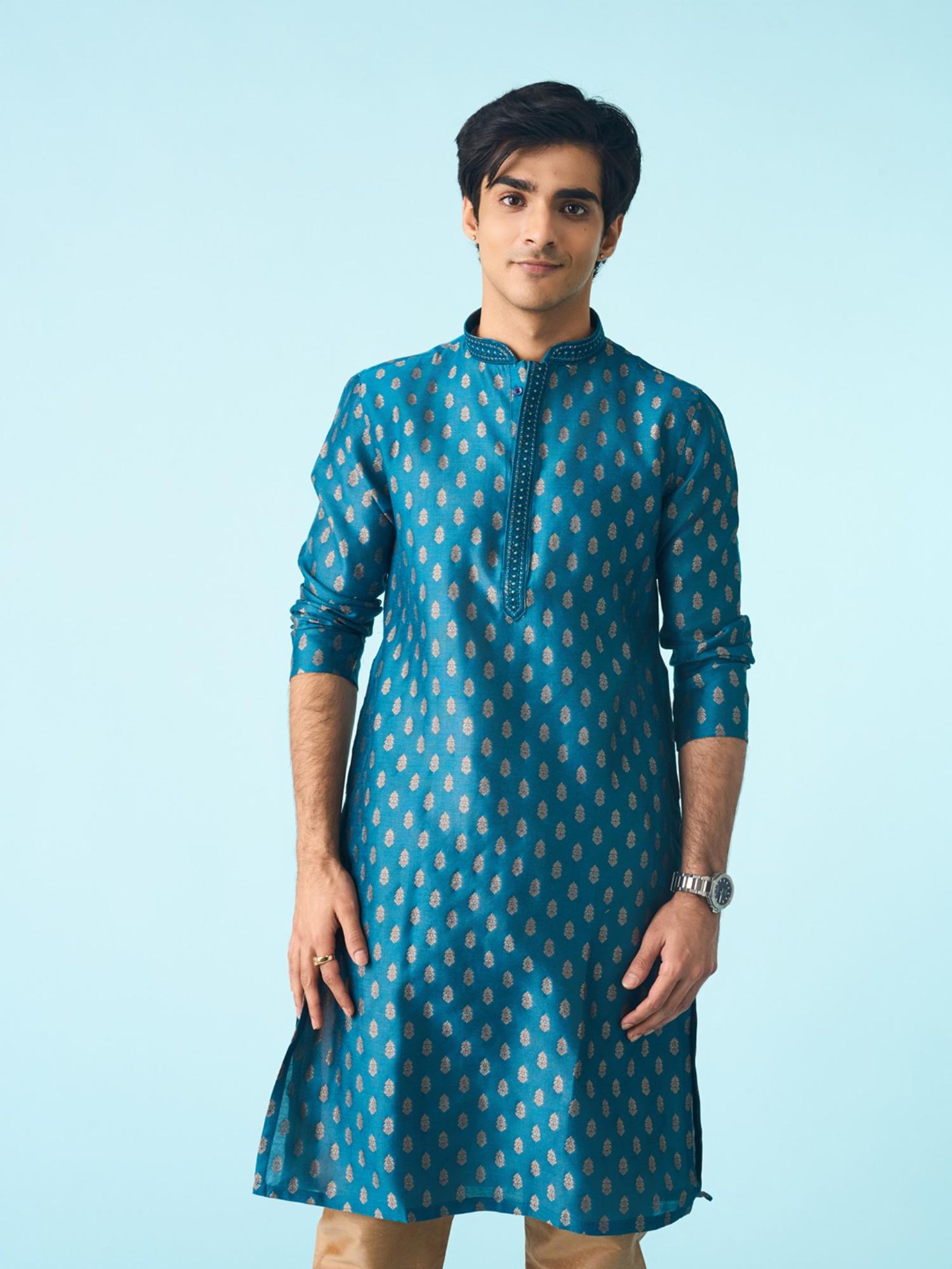 Blue Elegance Kurta