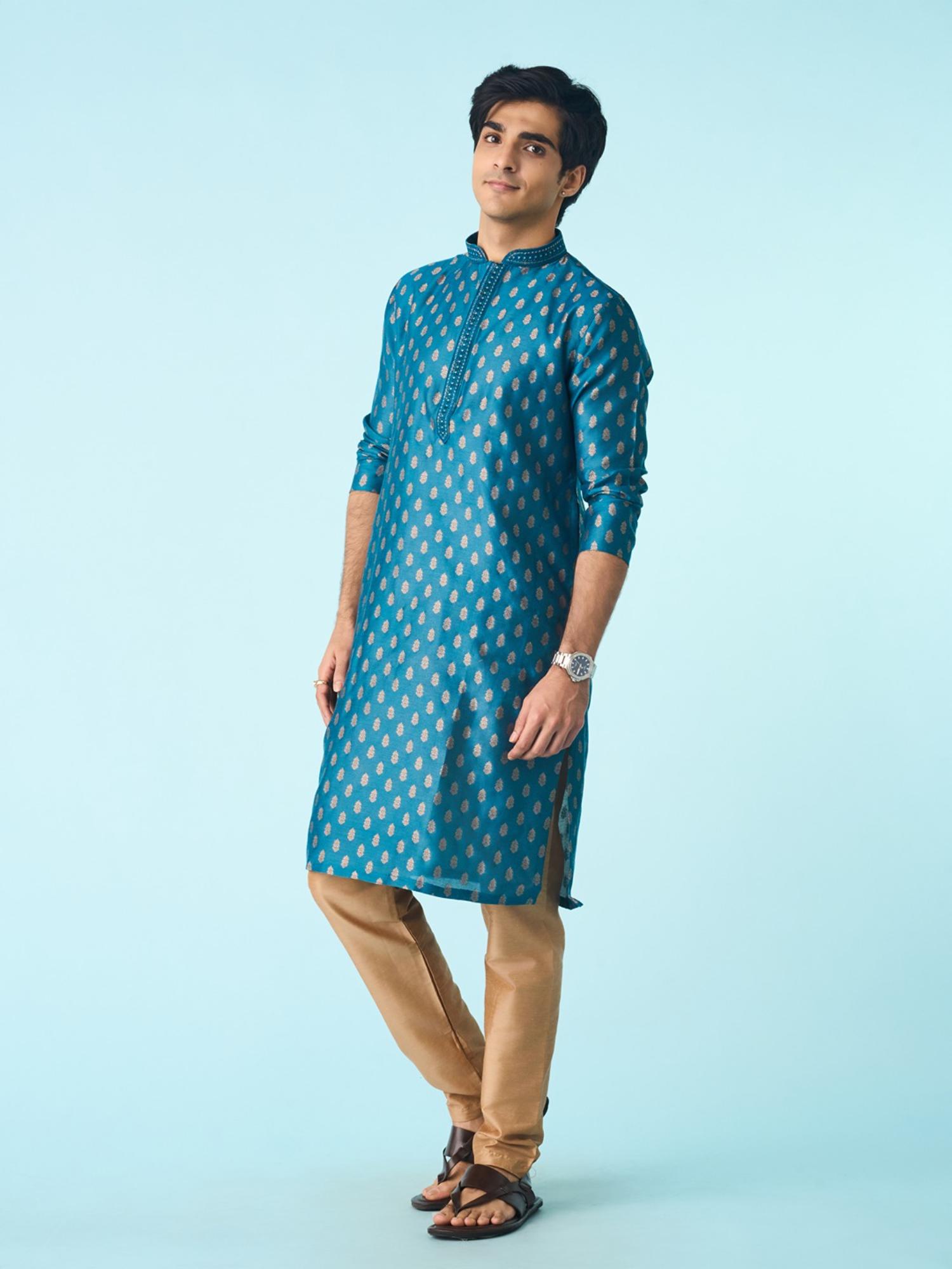 Blue Elegance Kurta