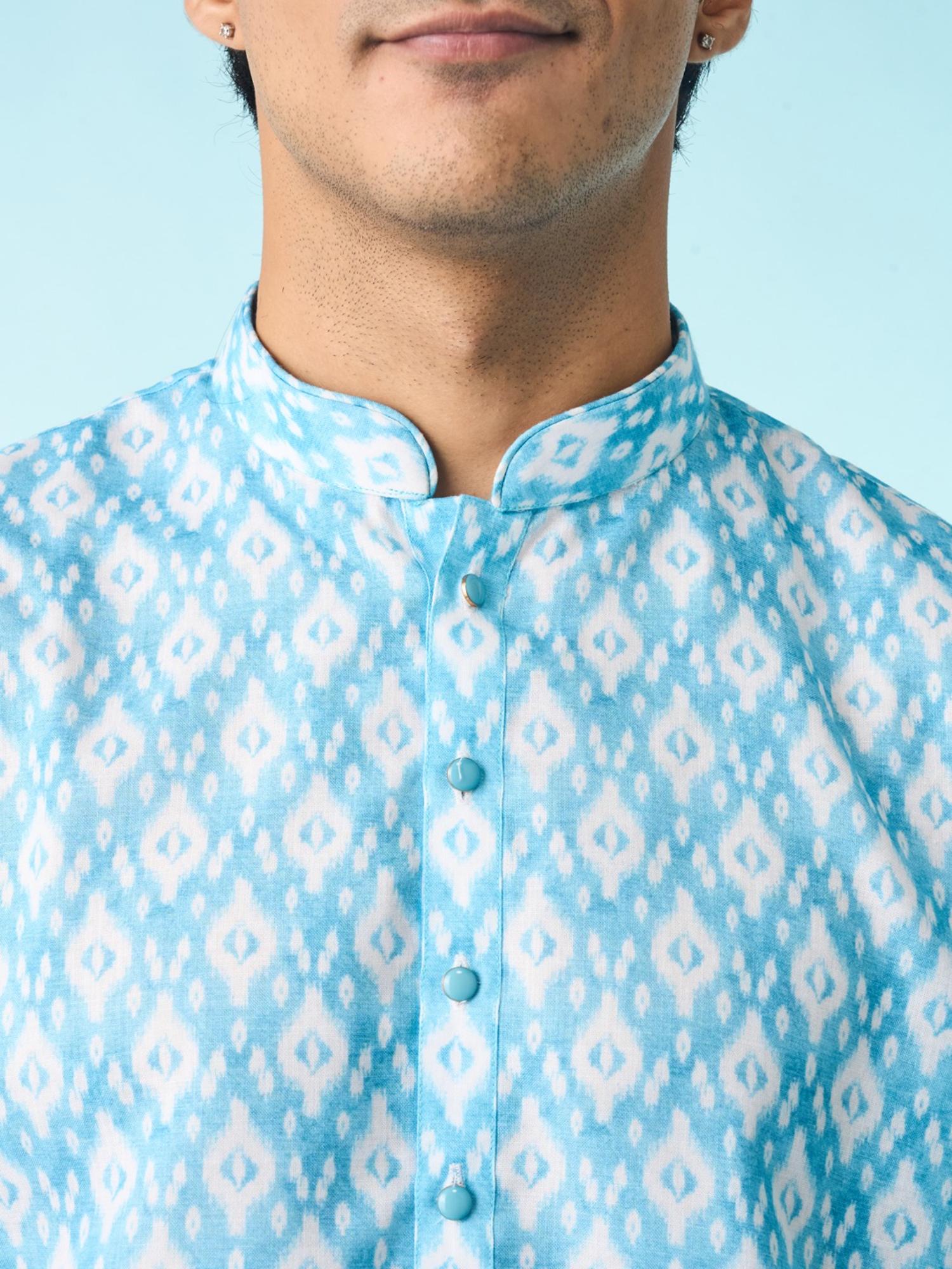 Sapphire Sky Blue Delight Kurta