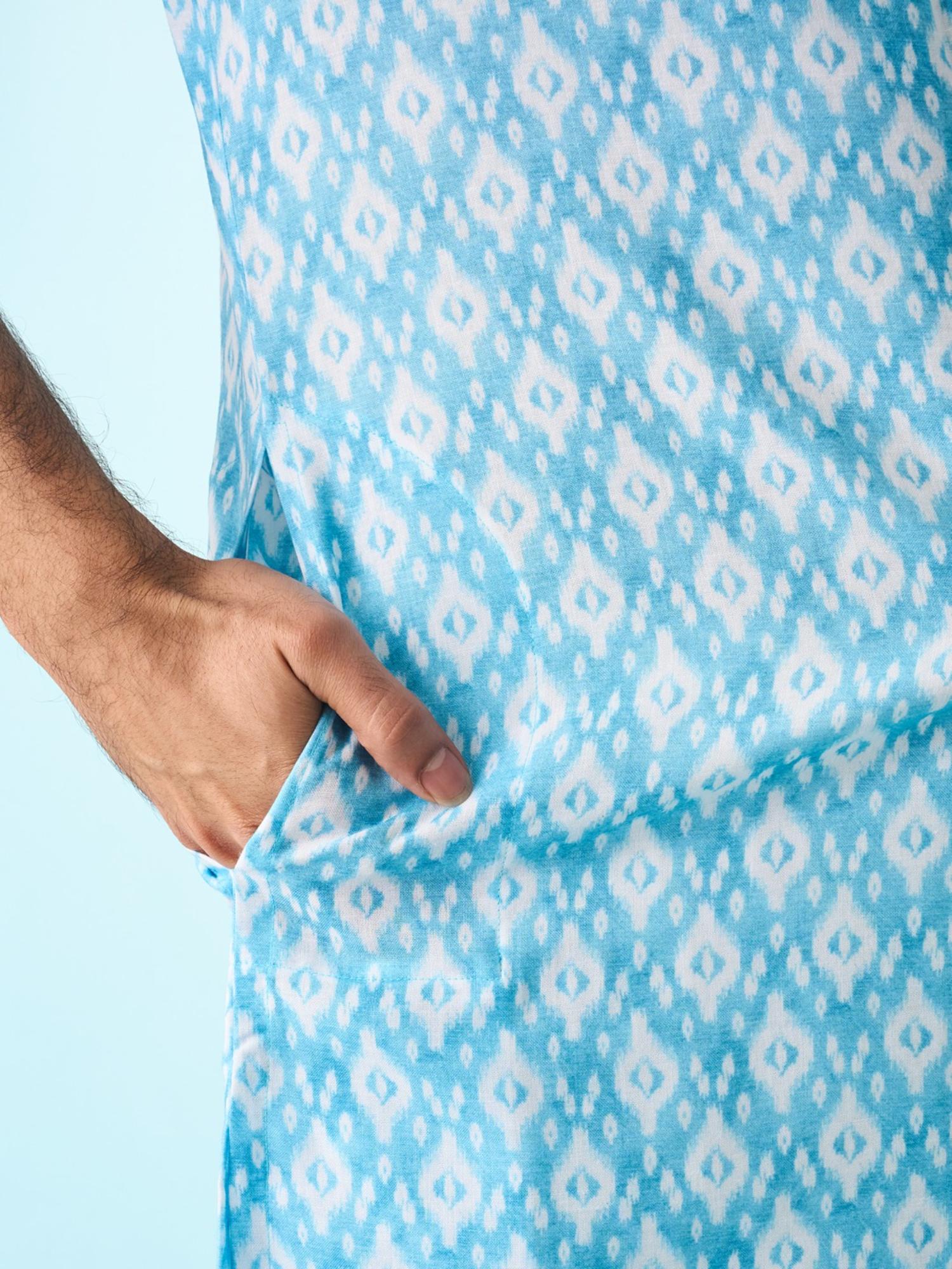 Sapphire Sky Blue Delight Kurta