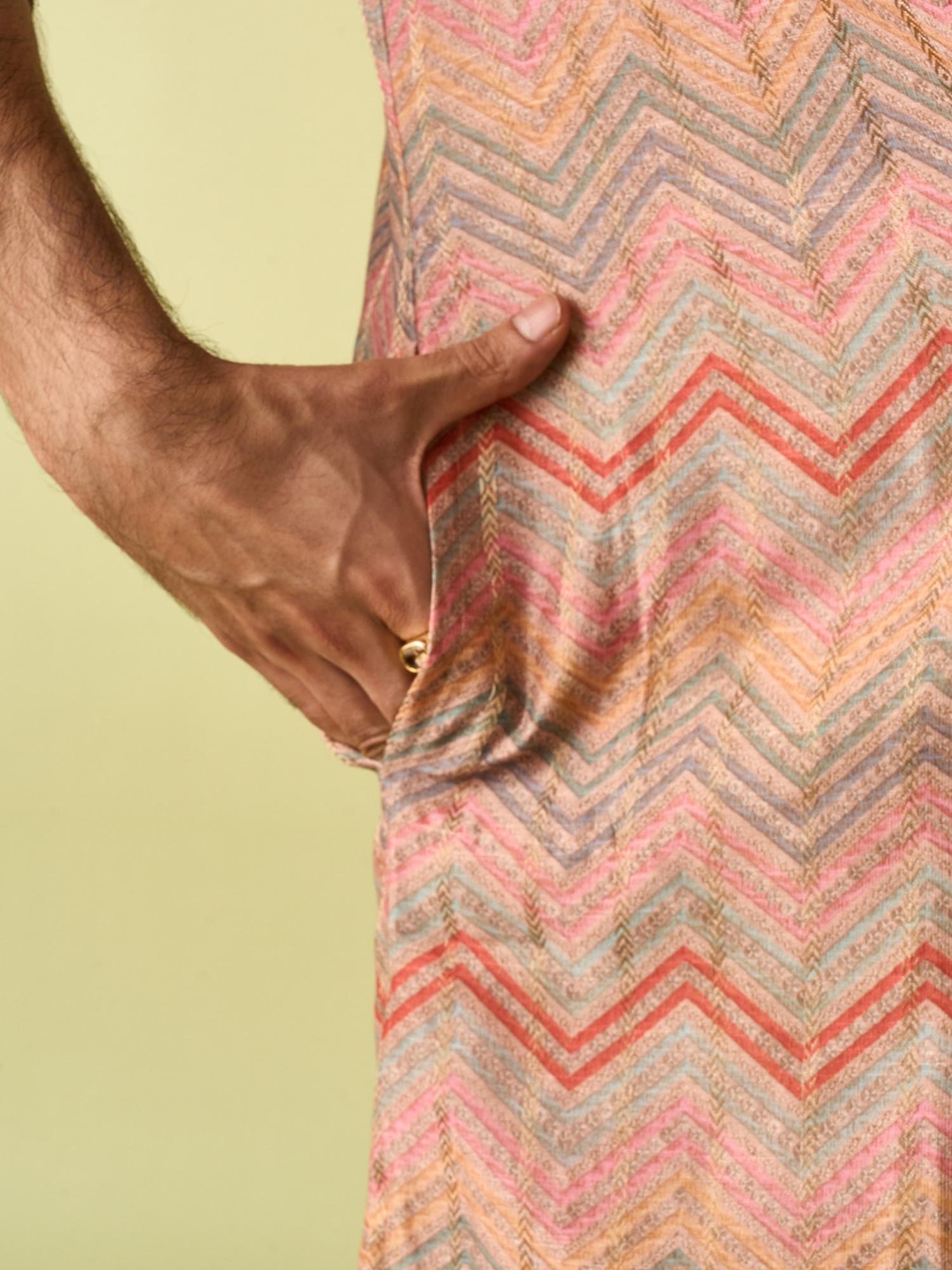 Elegance Multi-Color Printed Kurta