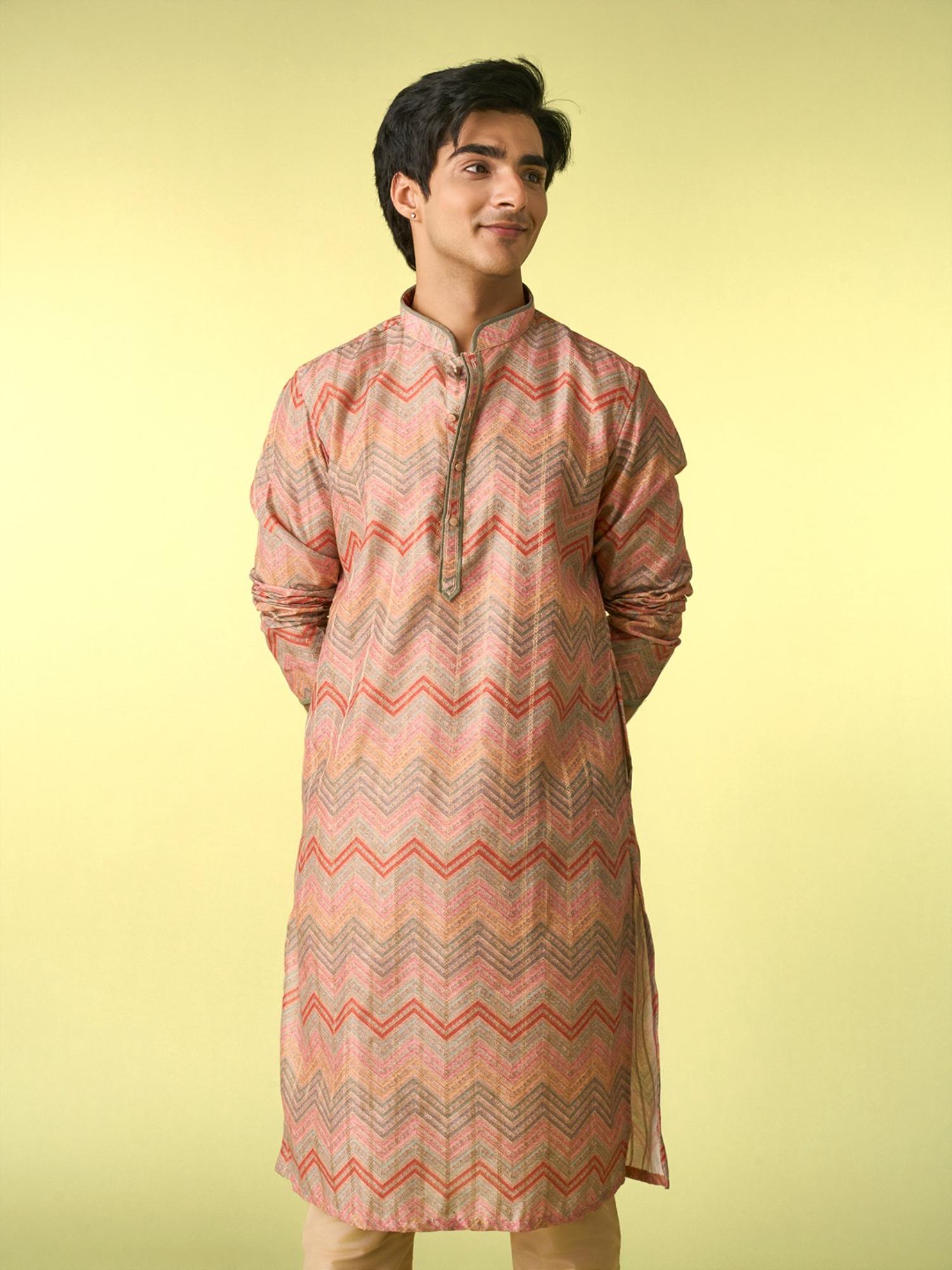 Elegance Multi-Color Printed Kurta