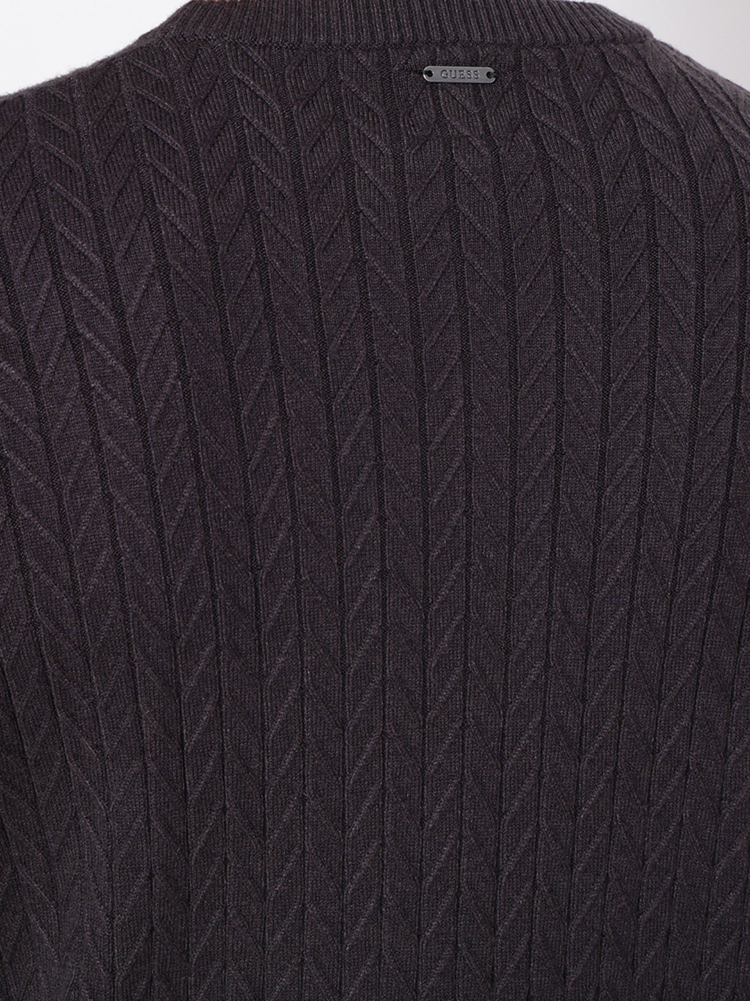 Knitted Round Neck Long Sleeves Sweater
