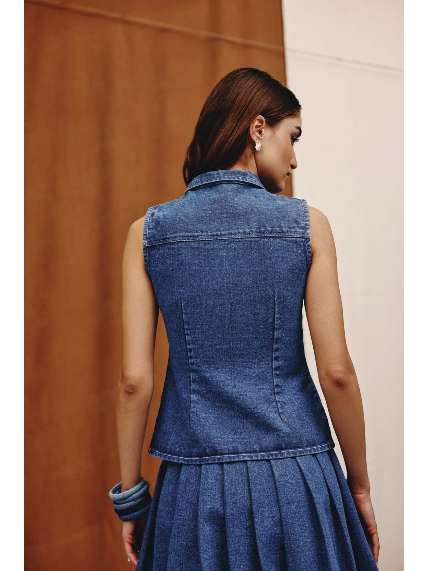 Sway Denim Mini Skirt