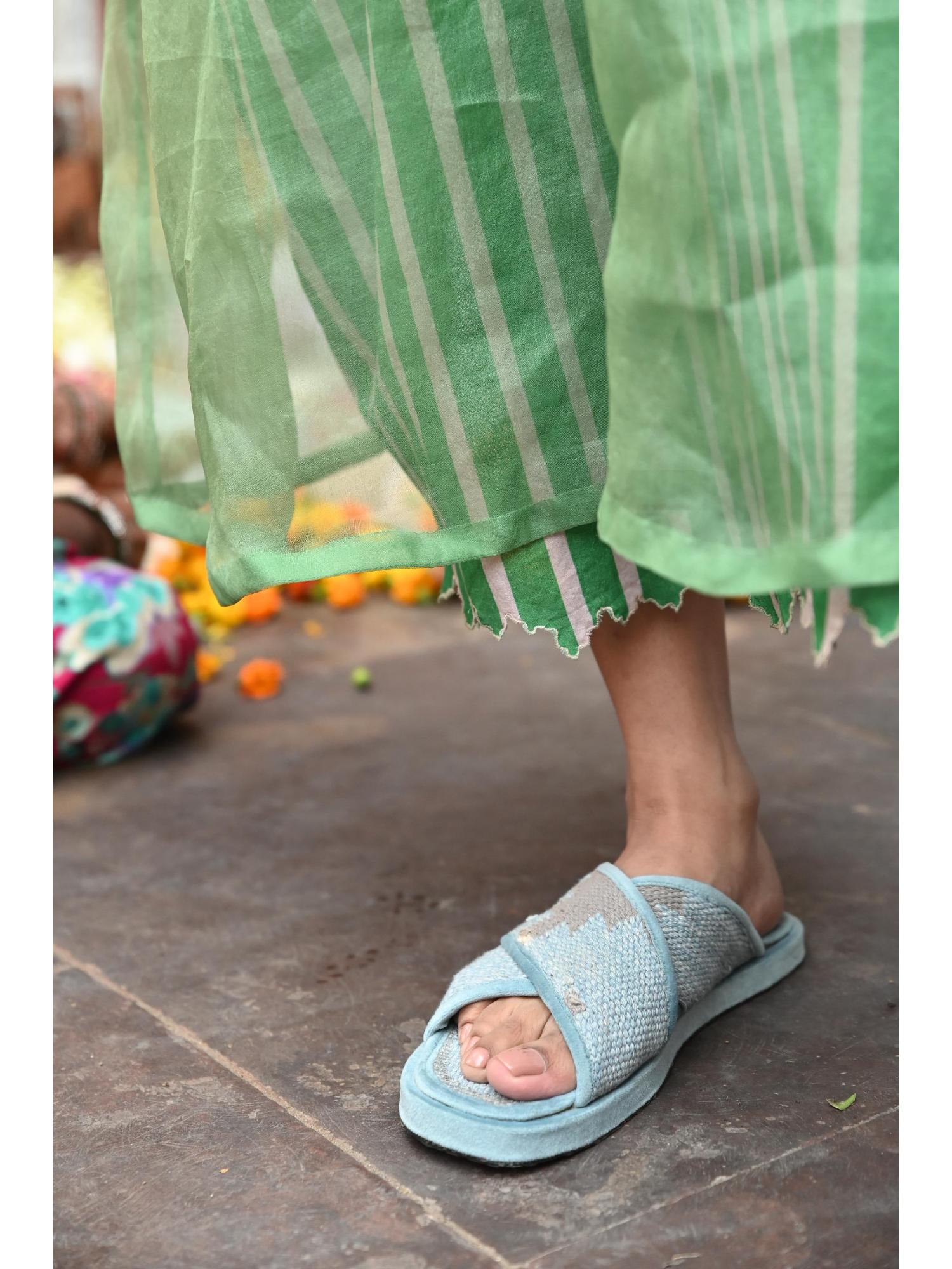 Kranti Cross Blue Flipflops
