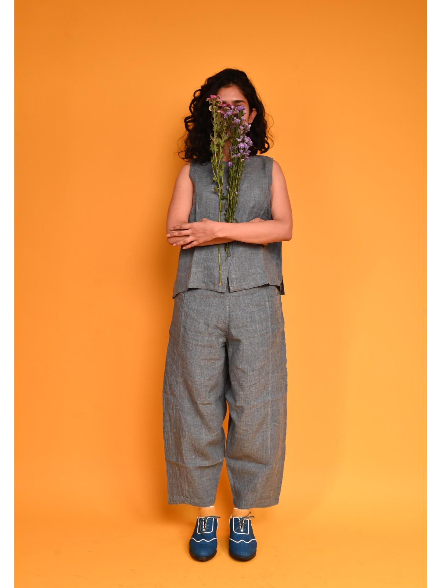 Roshni Oxfords Blue Shoes