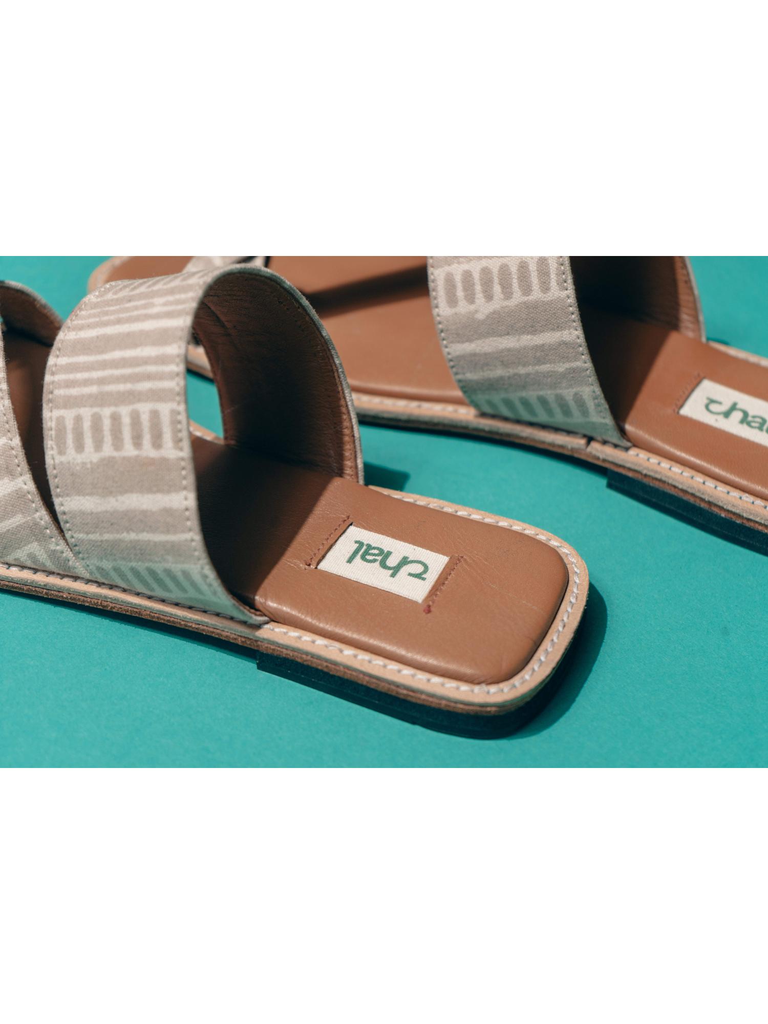 Beige Kolha Slippers
