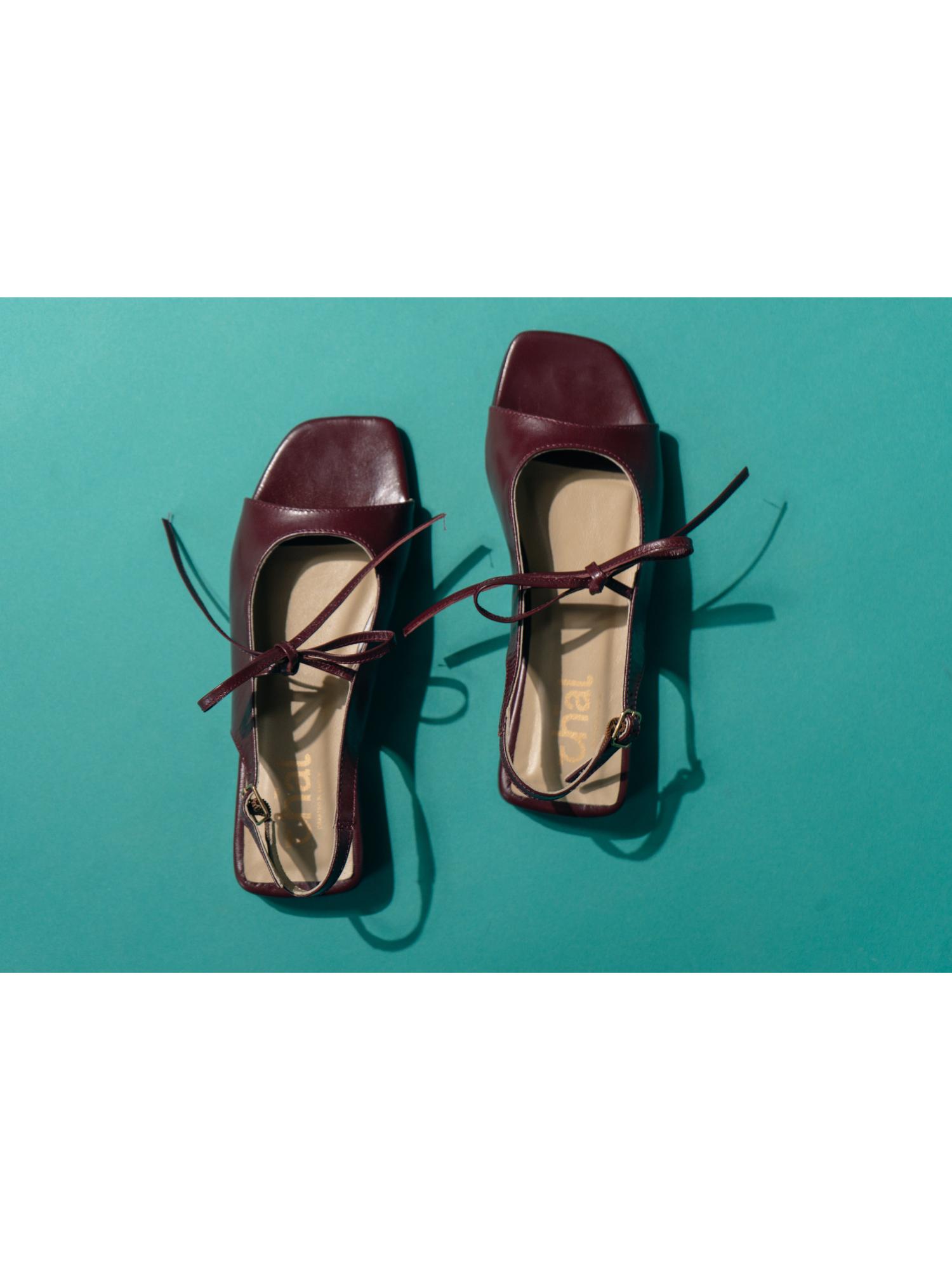 Mamaye Maroon Sandals