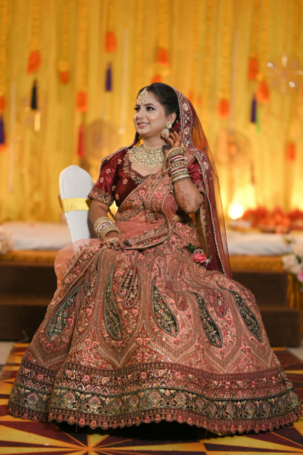 Designer Net Party Wear Lehenga