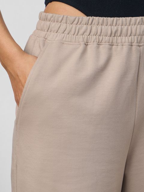 Flared Joggers Biscuit Brown Women Flared Joggers