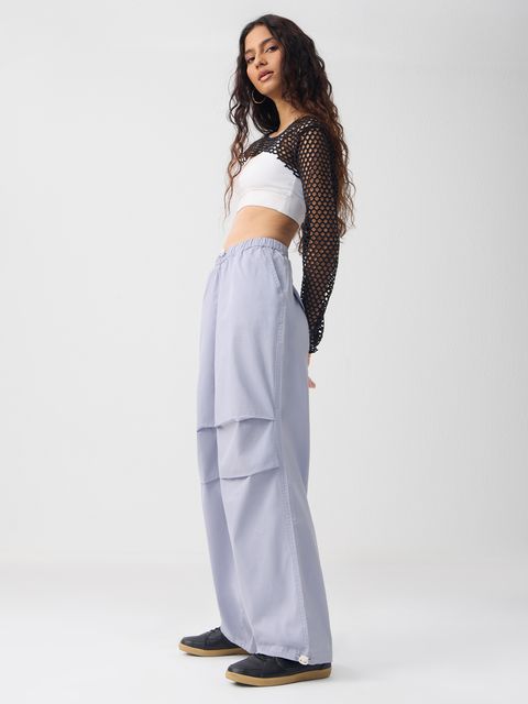 Parachute Pants Light Purple Women